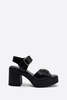 "INTENTIONALLY __________." MARGO SOLE PLATFORM HEEL - BLACK - Thumbnail 6