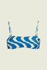 OAS Blue Rippling Baia Bikini Top - Thumbnail 4