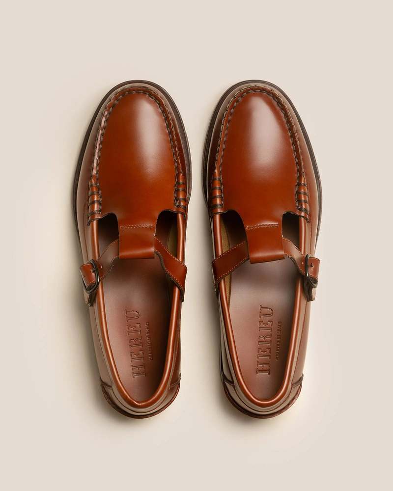 靴 HEREU ALBER T-bar Loafer ALBER - T-bar Loafer – Hereu Studio