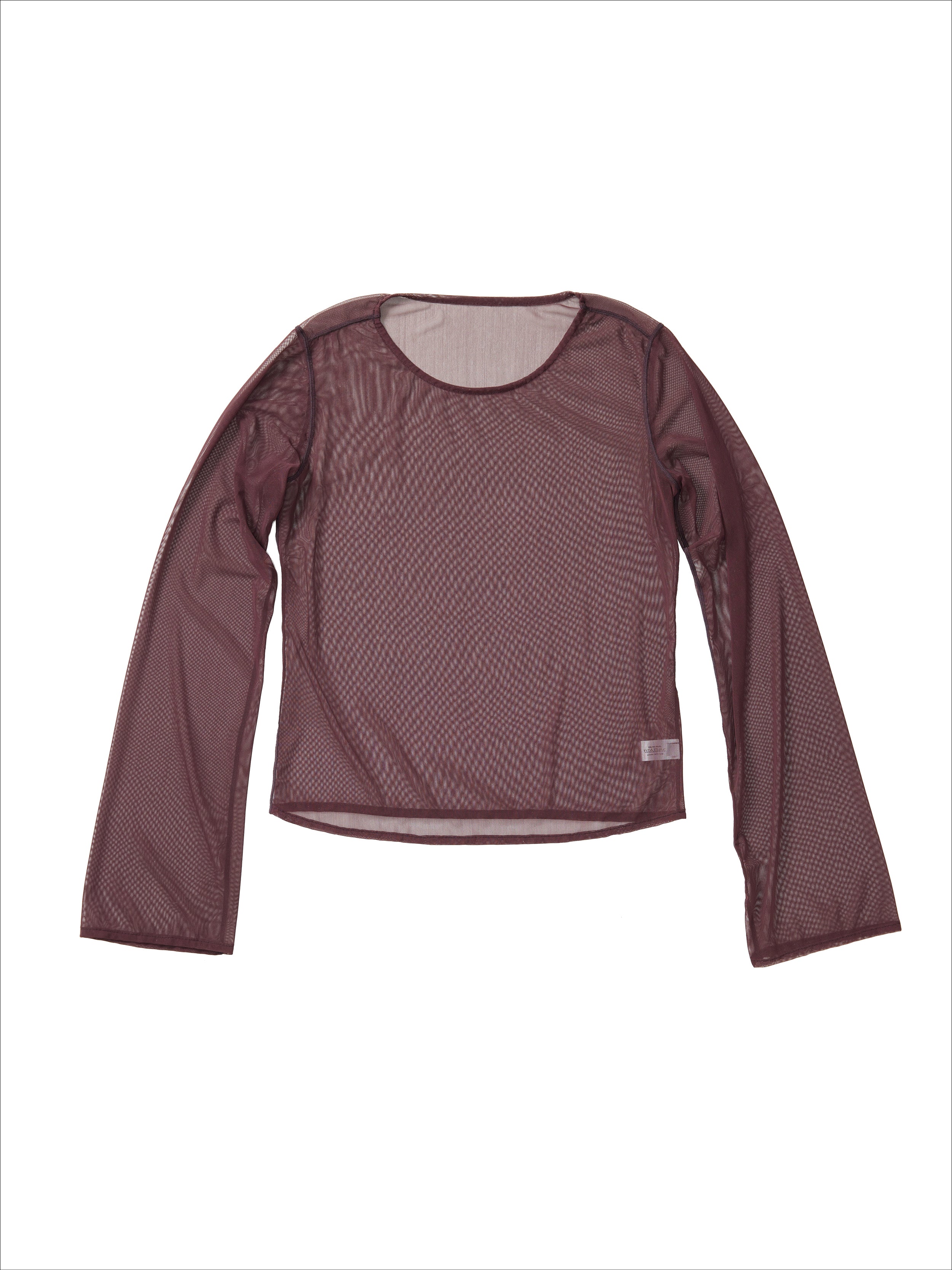 Simone Wild Mesh Easy LS Shirt - Mahagoni | Garmentory
