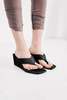 Dubié Border Flip-Flop slippers - black - Thumbnail 6