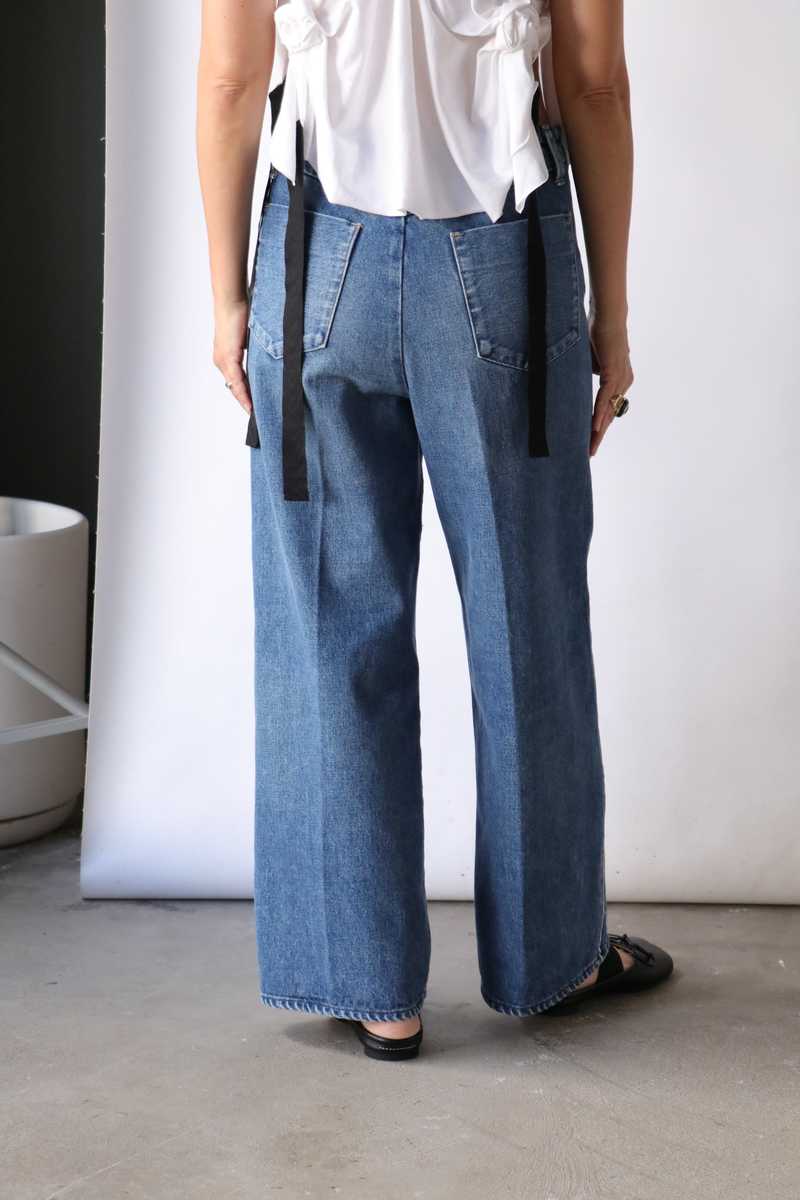パンツ TANAKA THE SELVEDGE JEAN TROUSERS 31 TANAKA / タナカ】 THE SELVEDGE JEAN TROUSERS - VINTAGE BLUE
