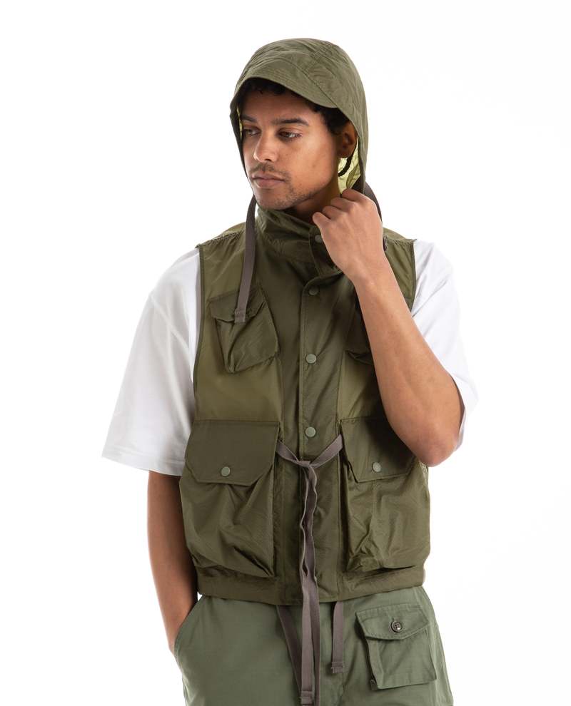 Engineered Garments Field Vest - Dark Olive | Garmentory