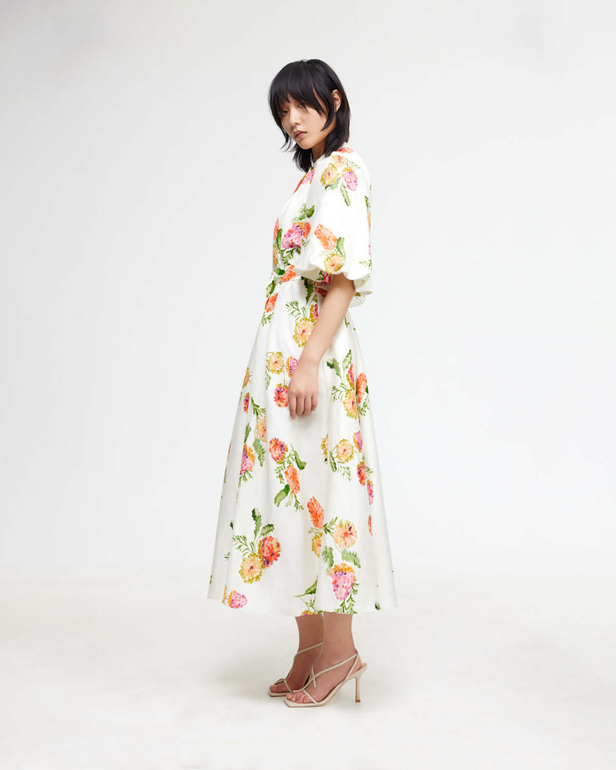 knee length dresses for ladies Acler Women's Cranhurst Midi Dress  Saint Bernard