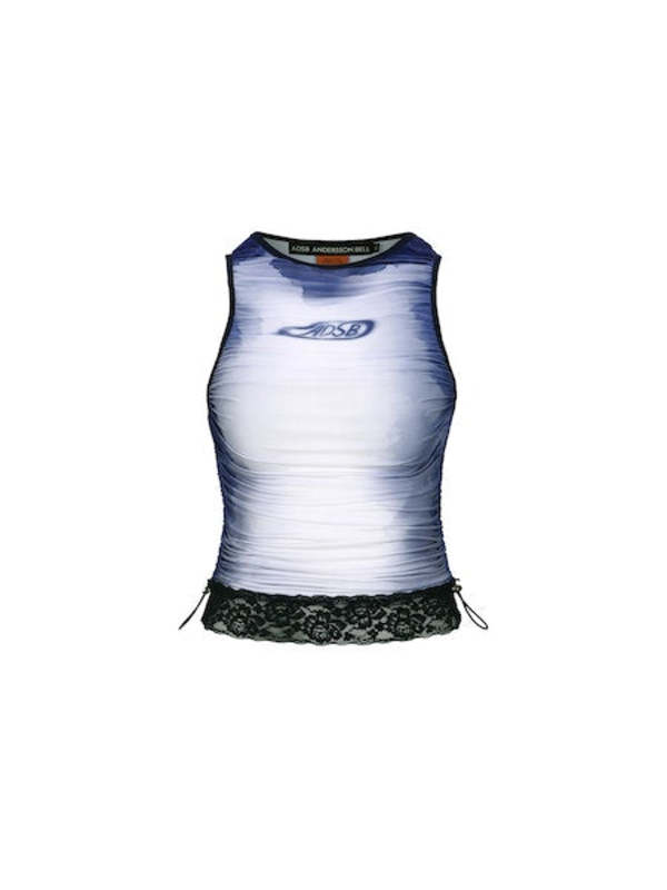 定番のお歳暮 ANDERSSON BELL Lisa Watercolour Sprayed Logo Shirring Top ジャケット・アウター