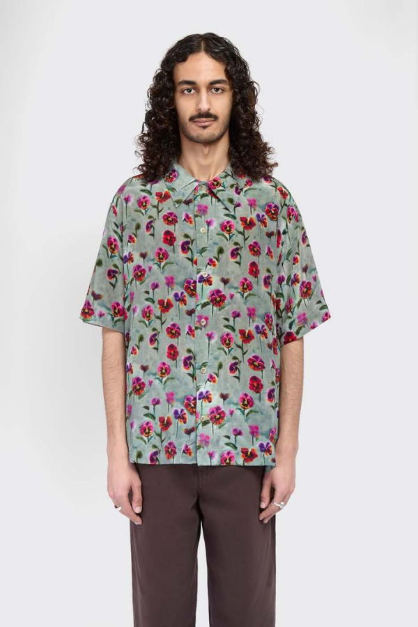 Séfr Noam Shirt - Blurred Flowers