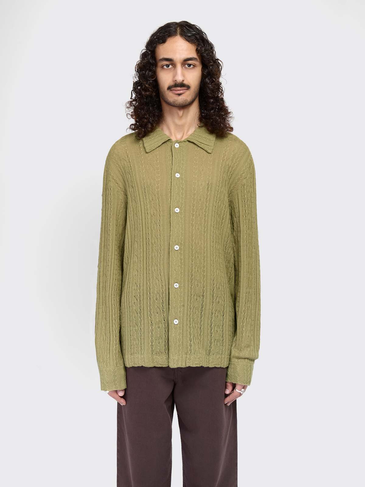 トップス Sefr RIKU SHIRT FINE CREAM MERINO Sefr RIKU SHIRT FINE CREAM MERINO