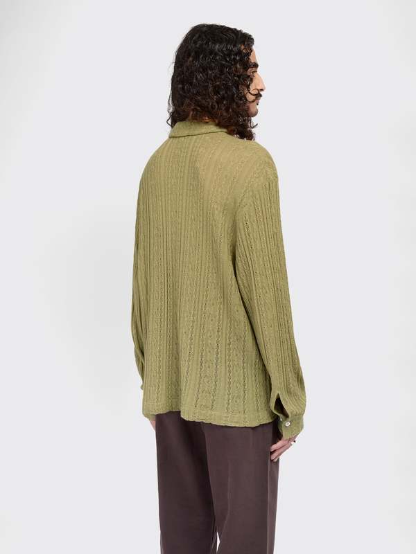 トップス Sefr RIKU SHIRT FINE CREAM MERINO SEFR 'riku merino wool shirt Pink Séfr