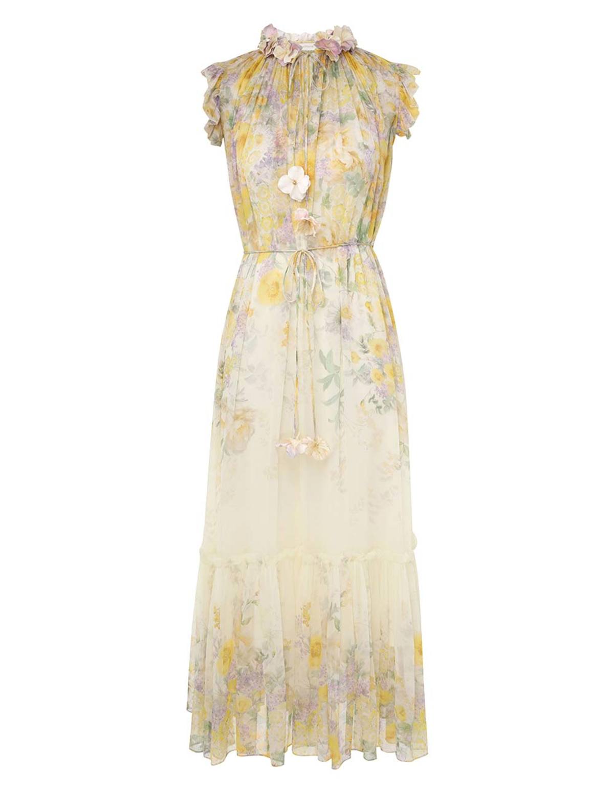Zimmermann Harmony Flutter Dress - Citrus Garden Print | Garmentory Zimmermann Harmony Flutter Dress - Citrus Garden Print | Garmentory