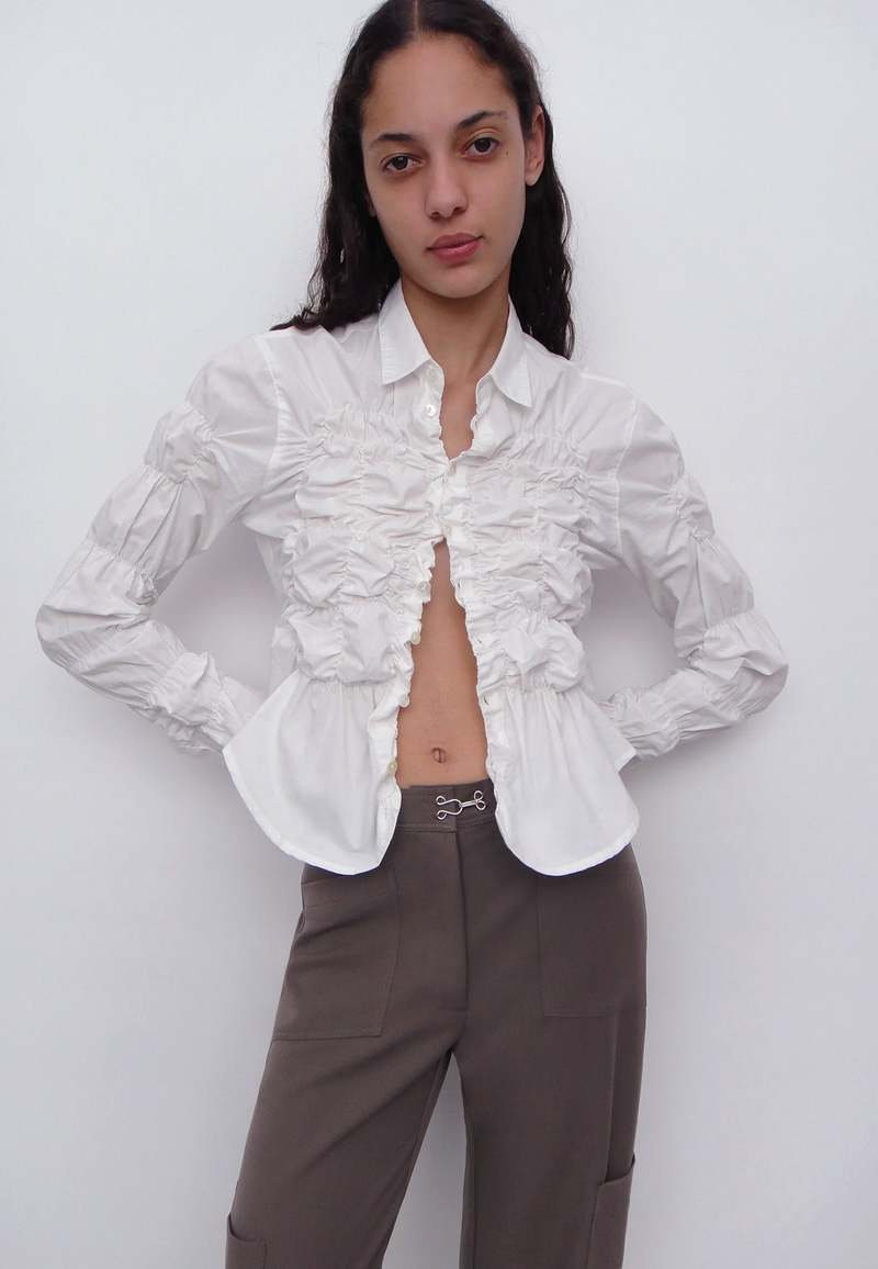 Gimaguas Lupa Shirt - White | Garmentory