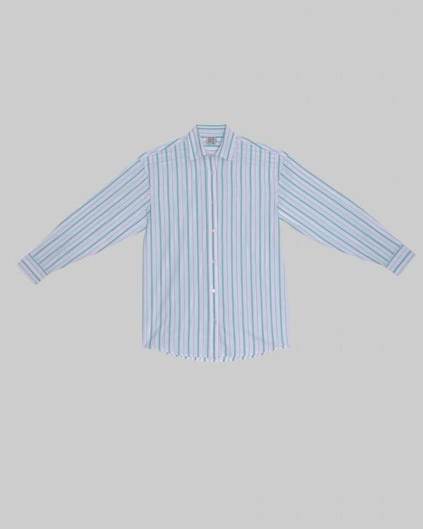 Baserange Ole Shirt - Blue Stripe | Garmentory