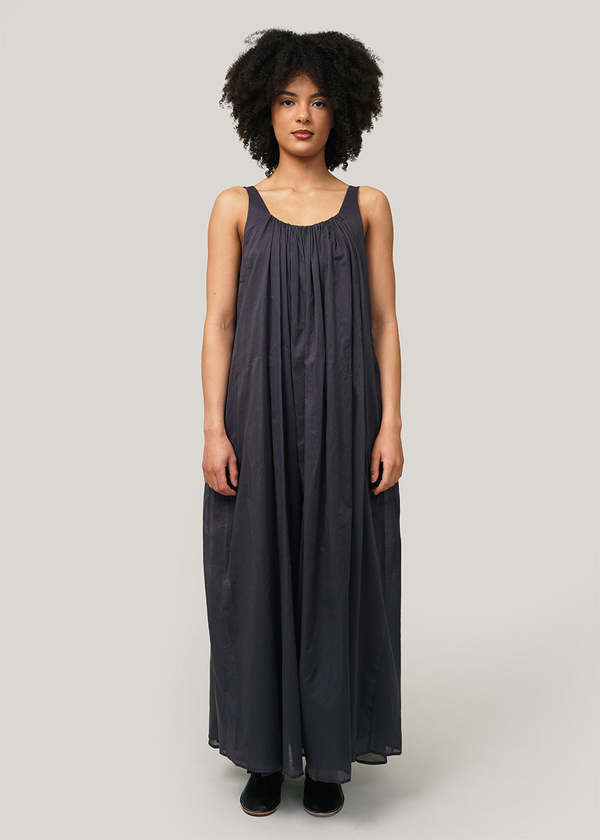 ☆新品未使用☆【AMOMENTO】SHEER LONG DRESS 2025ss Sheer Long Dress in Grey
