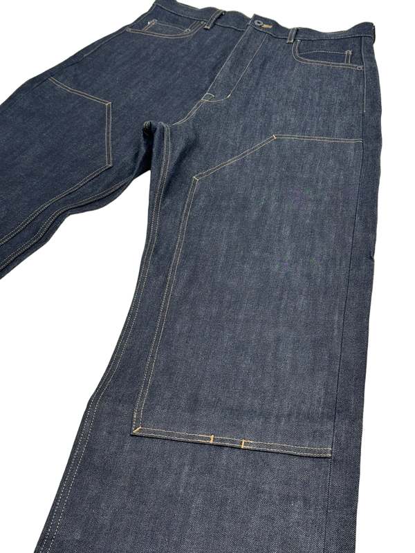 Rick Owens Double Knee Geth Cut - Indigo | Garmentory
