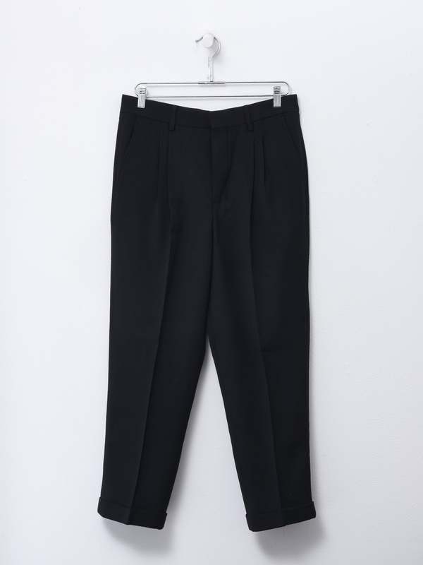 Ami Carrot Fit Trousers - Black