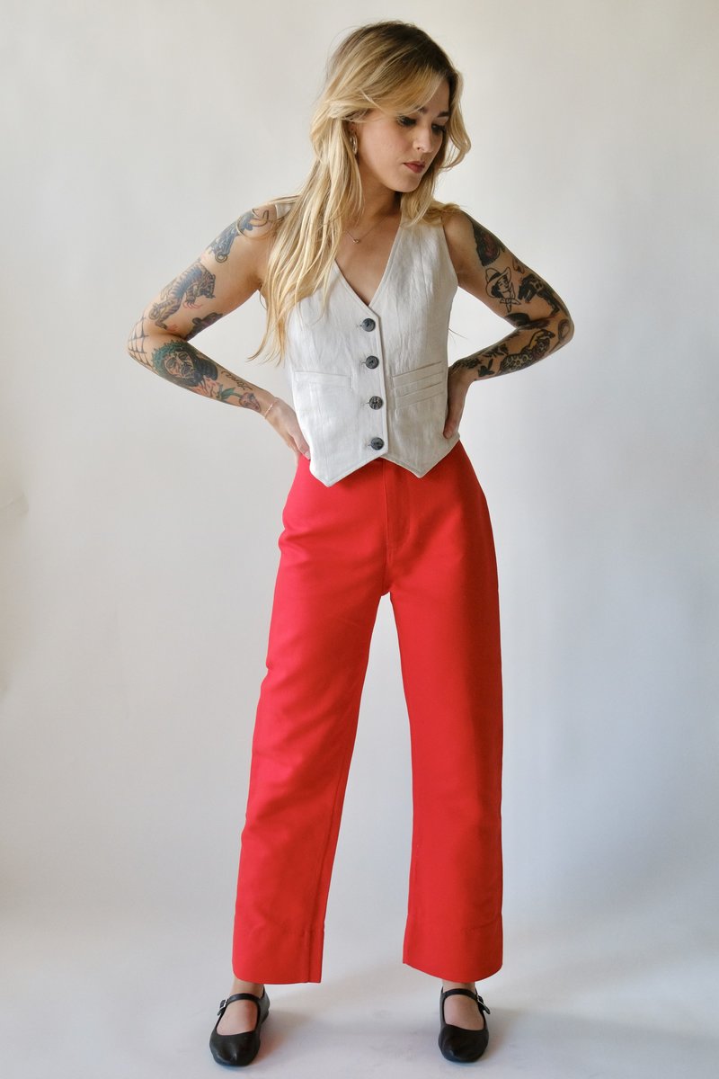 Maria Stanley Farra Vest - Bone Maria Stanley Farra Vest - Bone