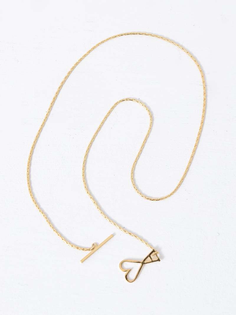 ネックレス・ペンダント Adc 2 In 1 Chain Necklace - AMI Paris - l - Gold AMI PARIS - GOLD ADC 2 IN 1 CHAIN NECKLACE – LE LABO STORE