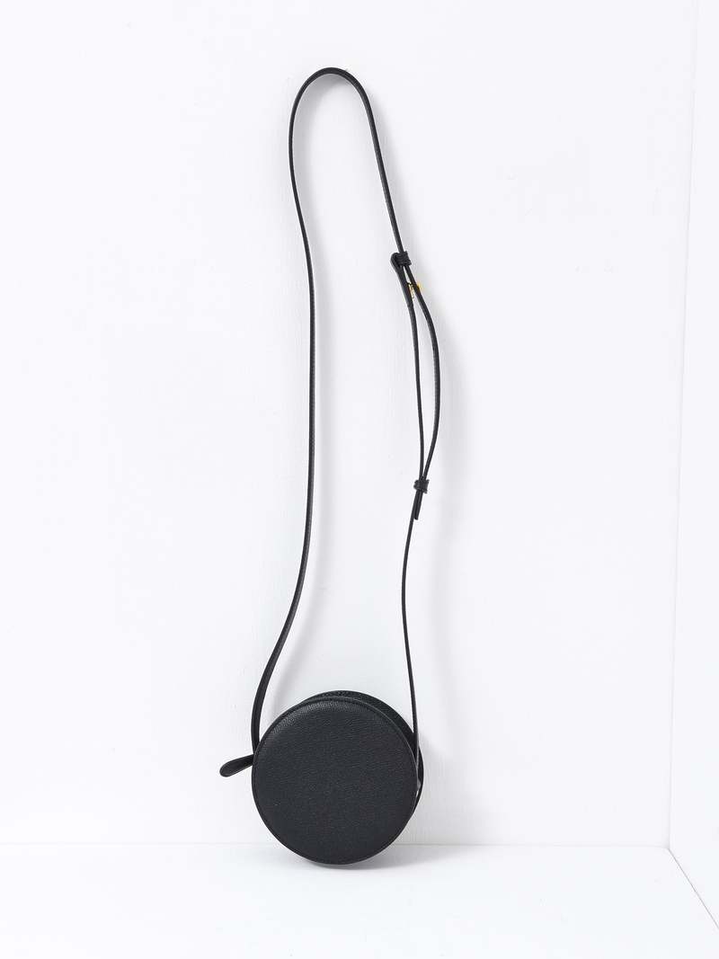 AMI ROUND PARIS PARIS BAG - BLACK | Garmentory