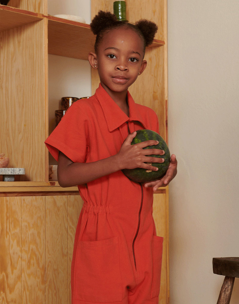 Kids Noble Organic Utility Suit - Paprika Kids Noble Organic Utility Suit - Paprika