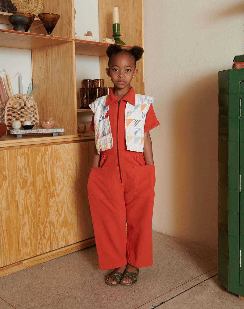 Kids Noble Organic Utility Suit - Paprika Kids Noble Organic Utility Suit - Paprika