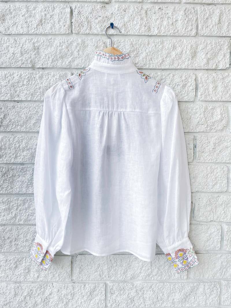 CHRISTY LYNN Ciara Top - White Combo