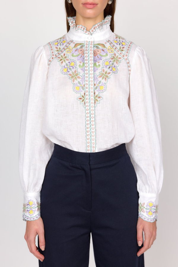 CHRISTY LYNN Ciara Top - White Combo