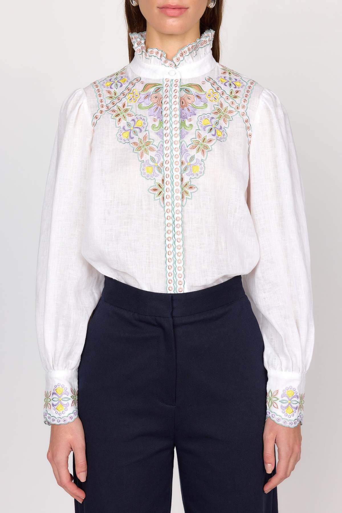 CHRISTY LYNN Ciara Top - White Combo - Image 1 of 4