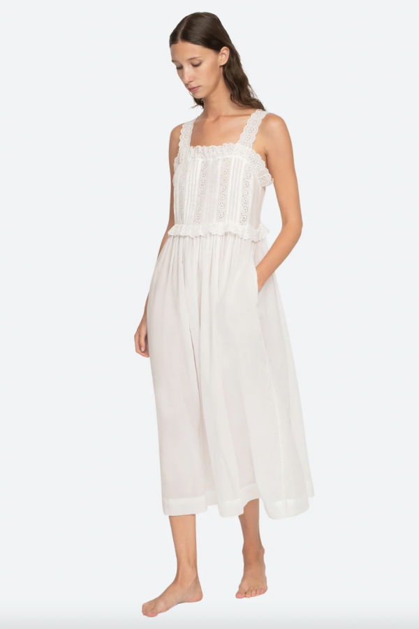 Sea NY Elysse Midi Nightgown - White