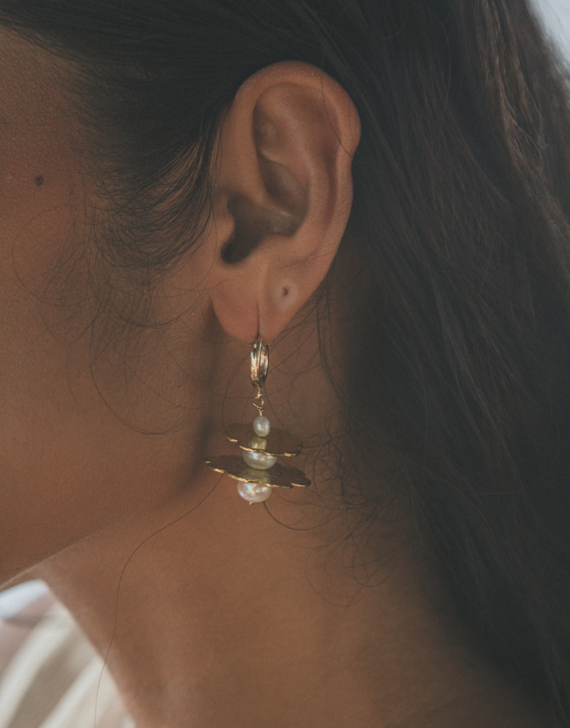 Maaari Anting Anting Sampaguita / Hope Earrings