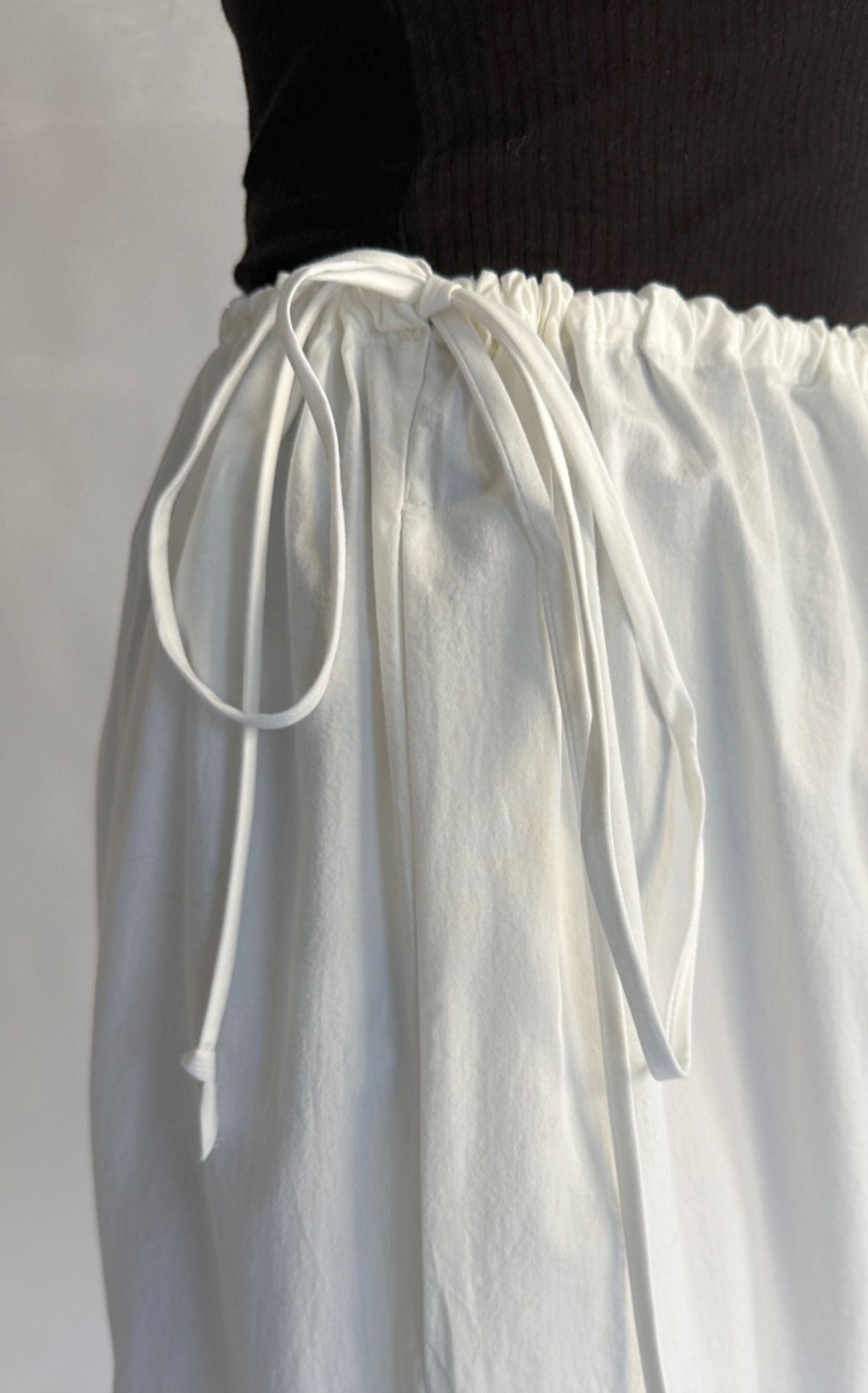 Off-White Cotton Balloon Pants
