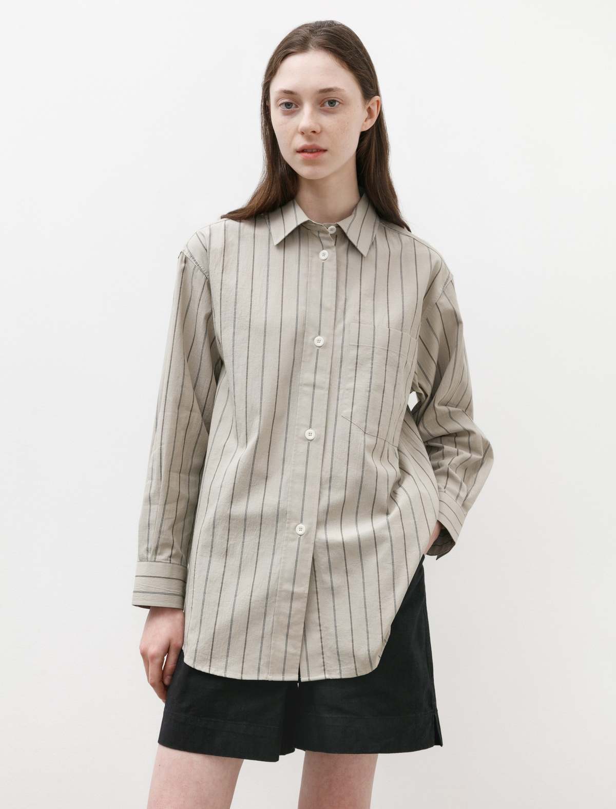 トップス MARGARET HOWELL 15SS Chunky Linen-Gray/L Organic Cotton & Linen Side Closure Trouser – La Garçonne