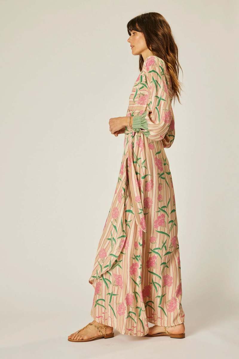Natalie Martin Kate Long Sleeve Dress - Chamomile Rose | Garmentory