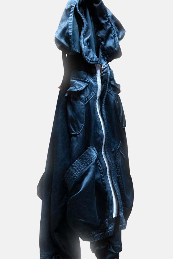 P.E Nation Womens Black Agility Test Drawcord-hood Running Jacket