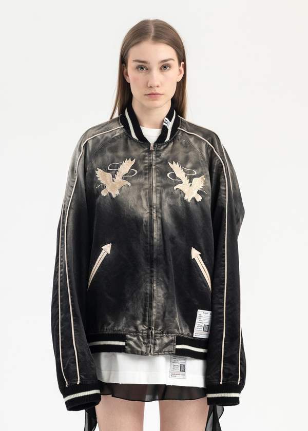 Mihara Yasuhiro SOUVENIR JACKET - BLACK | Garmentory