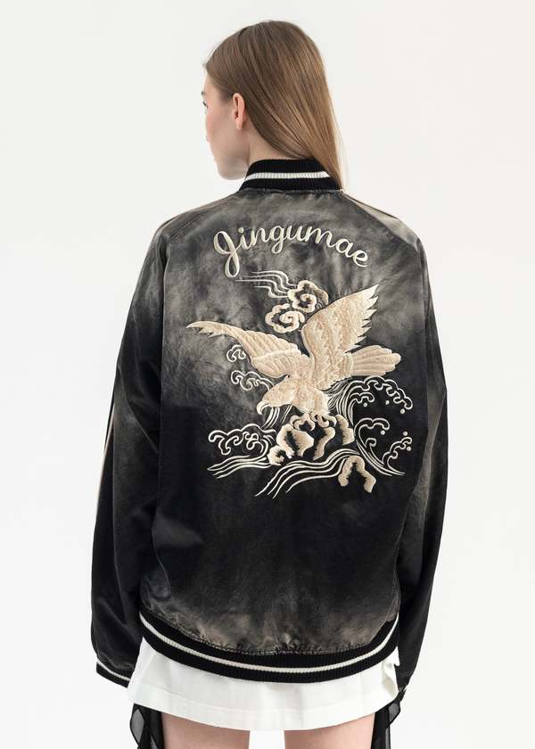 Mihara Yasuhiro SOUVENIR JACKET - BLACK | Garmentory