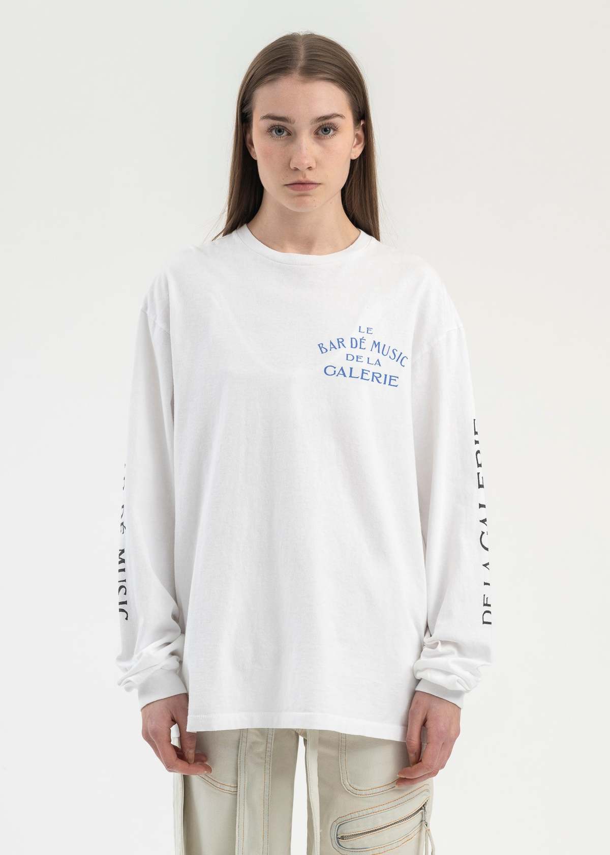 【GALLERY DEPT.】LE BAR SHOP L/S TEE Le Bar Shop Long-sleeve Tee Black | The Webster