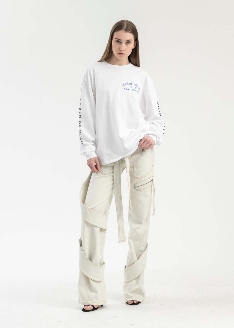 【シンプルなのに特別感】Gallery Dept. Le Bar Shop ロンT Le-Bar-Shop-White-LS-Tee-