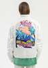 RICHGAINER EMBROIDERY PATCHWORK BOMBER JACKET - WHITE - Thumbnail 2