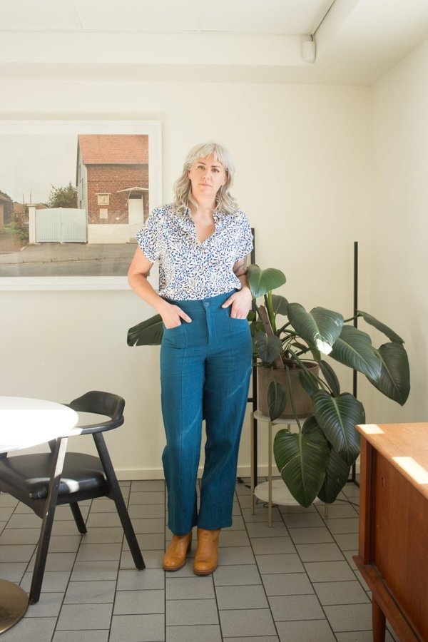 Eve Gravel Adams Pants - Blueberry/Ocean/Lilac