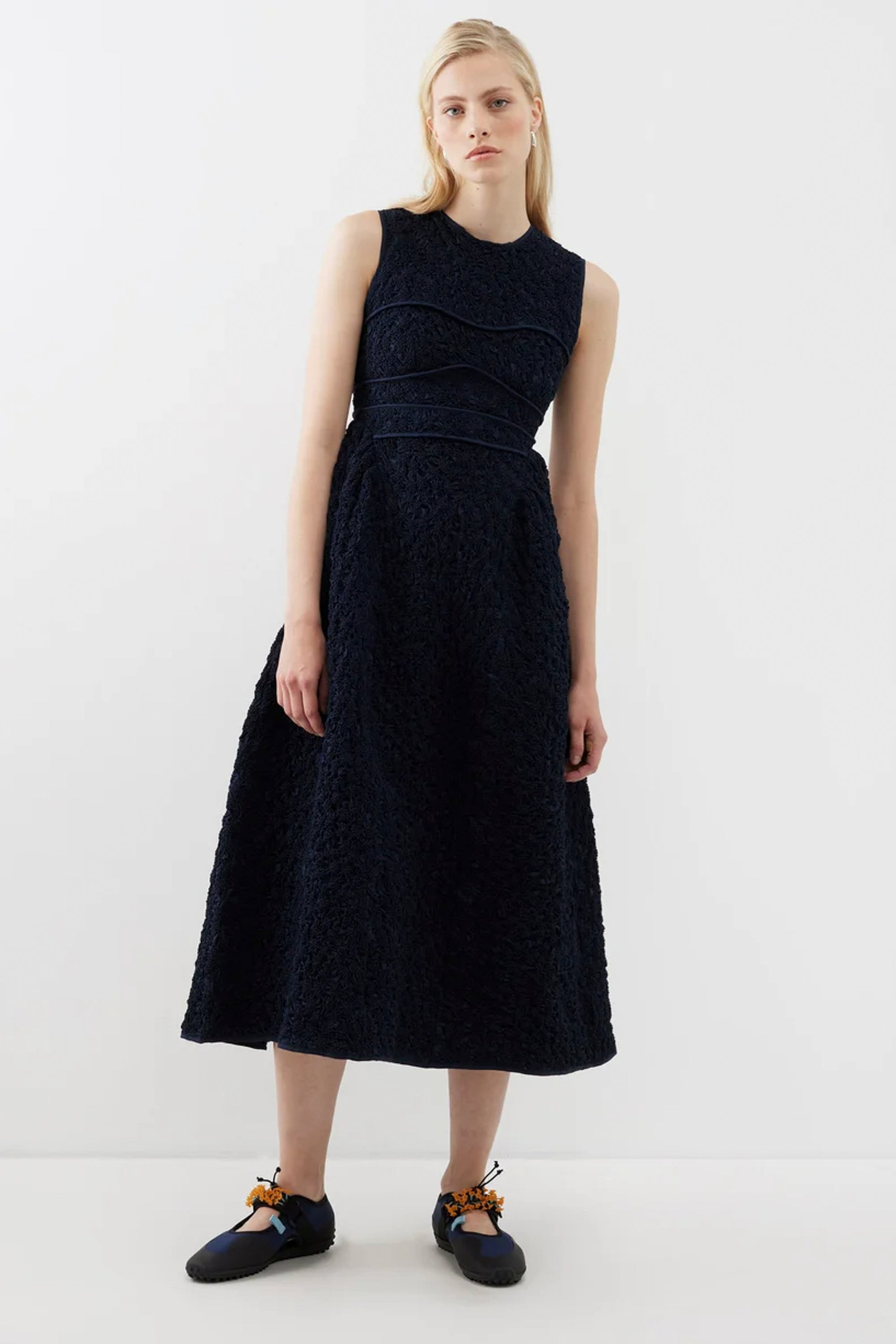 【Cecilie Bahnsen 】OLE DRESS NAVY Cecilie Bahnsen Ole Dress | Shopbop