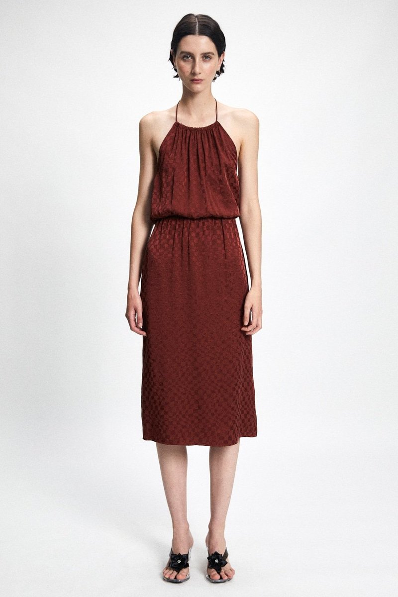 【THE ROW】Rita Cotton Dress/追跡+関税+全国送料込み THE ROW | Rakira Cotton T-shirt Dress | Women | Lane Crawford