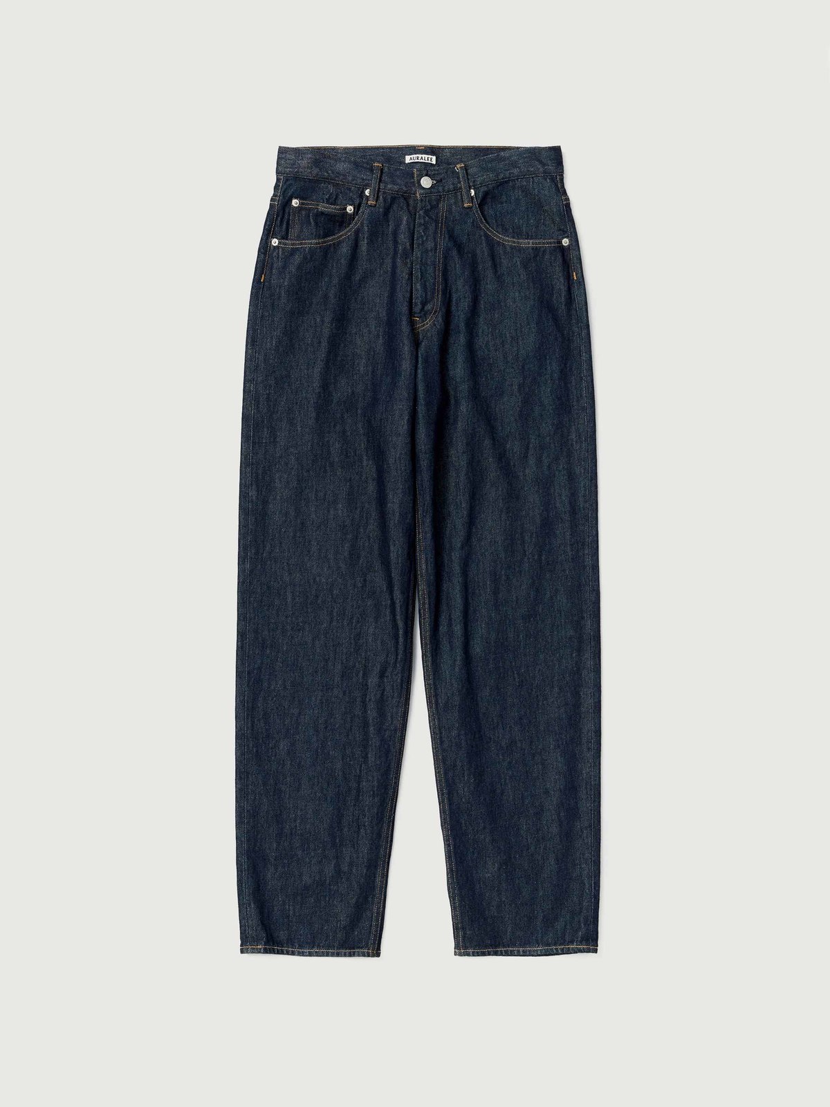 パンツ HARD TWIST DENIM 5P PANTS #INDIGO Auralee Hard Twist Denim Wide Pants Indigo | Cultizm