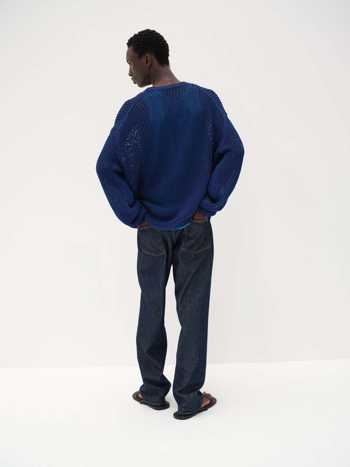 パンツ AURALEE HARD TWIST DENIM WIDE PANTS AURALEE Hard Twist Denim Wide Pants Indigo | HAVEN