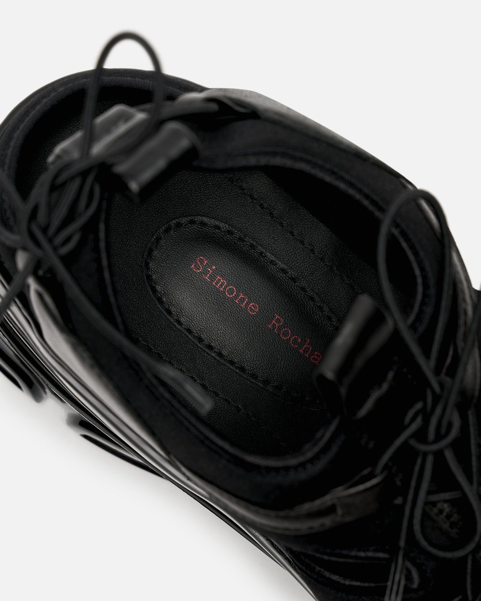 Simone Rocha Classic Tracker Trainers - Black Nappa | Garmentory