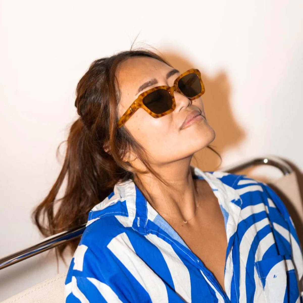Wolfspout Demi Sunglasses - Oh Honey | Garmentory display picture 2