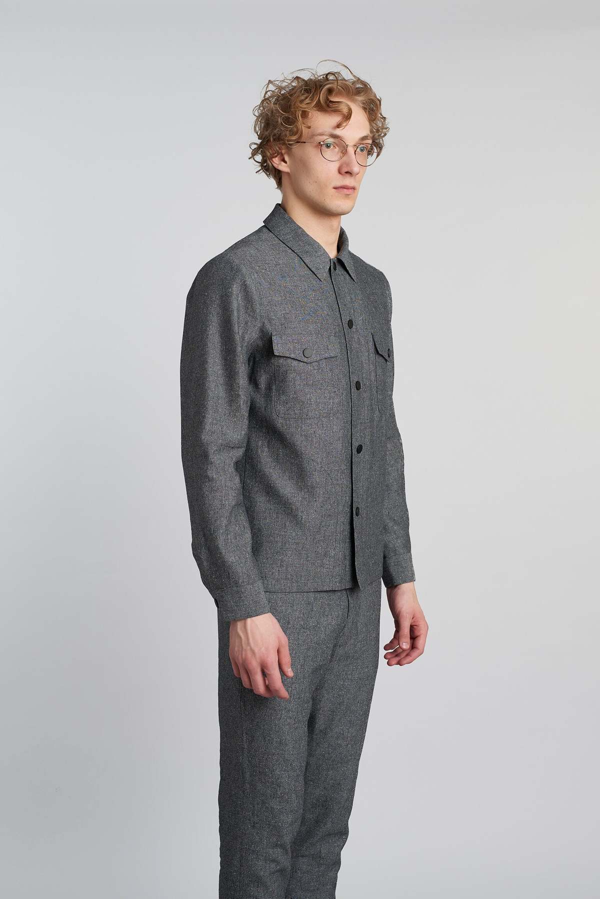 Delikatessen Relaxed Jacket - Grey - Image 3 of 4