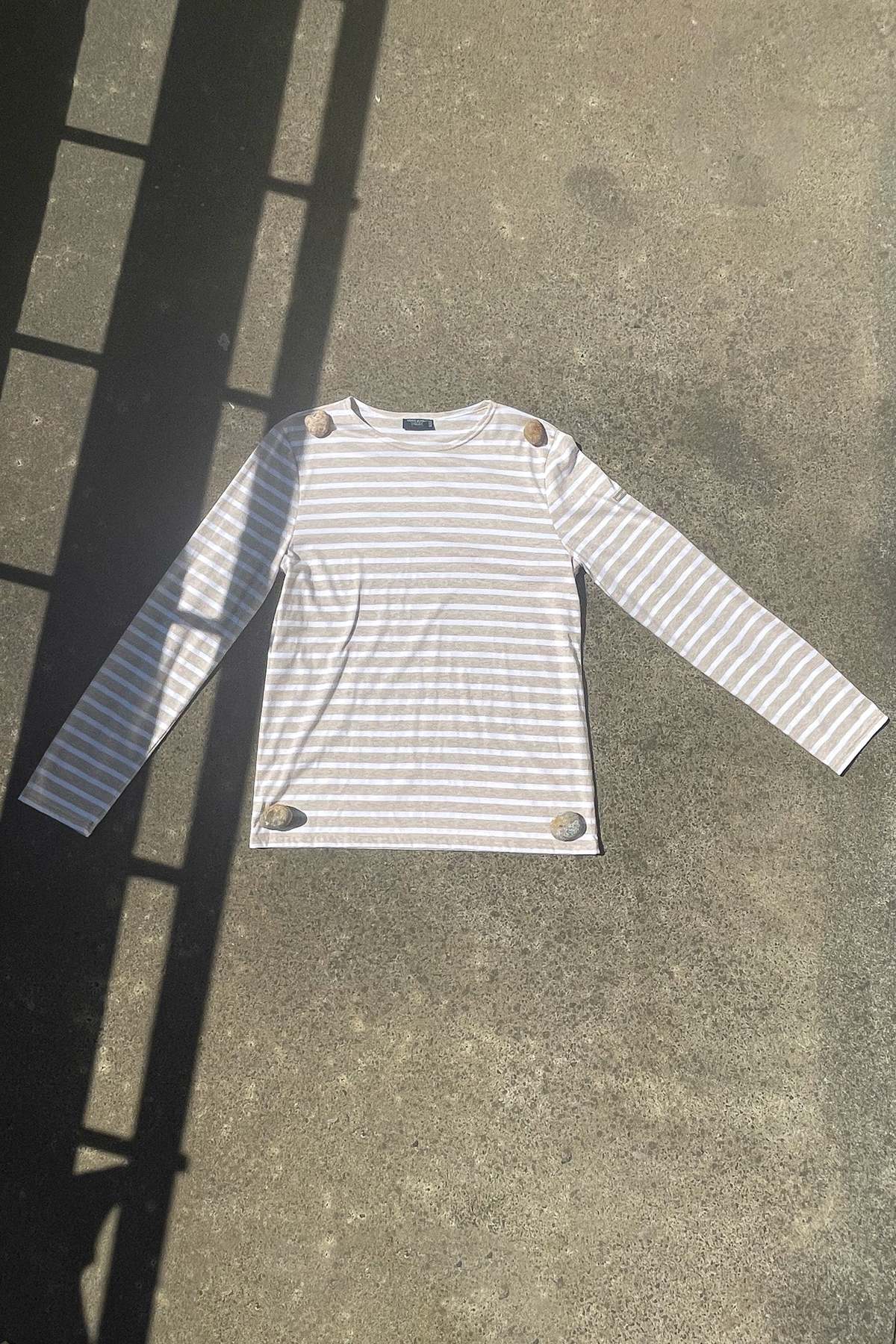 Saint James Top - Beige/White Stripe - Image 3 of 7
