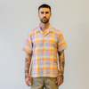 Gitman Bros. Vintage Cotton Linen Ghost Weave Camp Shirt - Orange - Thumbnail 1