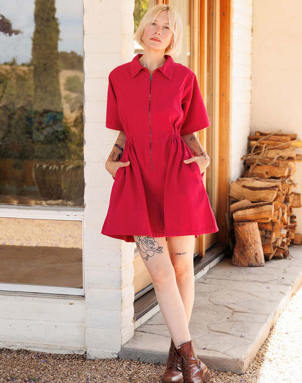 Noble Adult Utility Dress in Petunia | Garmentory