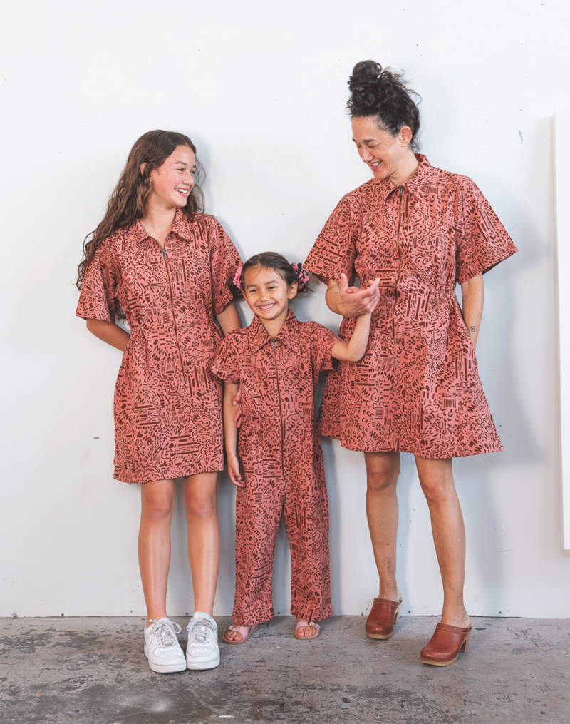 Kids Noble x Jenny Pennywood Organic Utility Suit - Prints Kids Noble x Jenny Pennywood Organic Utility Suit - Prints