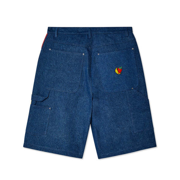 SKY HIGH FARM WORKWEAR Construction Graphic Logo Shorts - Multi